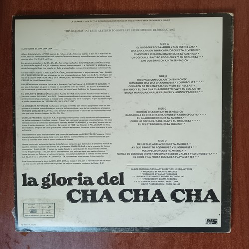La Gloria Del Cha Cha Cha [1973] Vinyl 2xLP Latin UAR Tito Rodriguez - Picture 9 of 15