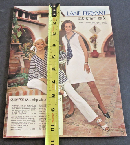 VTG 1970 Lane Bryant Summer Edition Magazine Fashion Pictures Print Ads 72 Pages - Picture 3 of 9