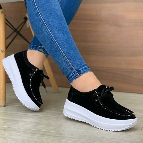 Womens Sneakers Women's Shoes Woman Casual Shoes Breathable Platform Shoes - Picture 2 of 15