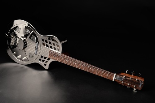 Resonator Guitar Johnson JR-994E-PN + Pickup Single Cone **EXHIBITOR** - Picture 4 of 11