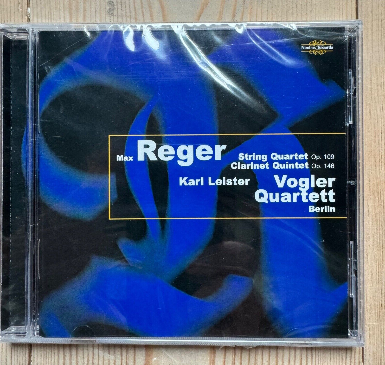 Reger String Quartet Op. 109 Clarinet Quintet Op. 146 Vogler Qtet NEW SEALED CD