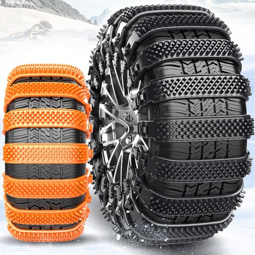 Ruedas de invierno cadenas espesan la cadena de rueda de neumático de coche TPU para todoterreno coche SUV camión - Imagen 12 de 17