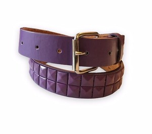 Purple Studded Belt Youth Large