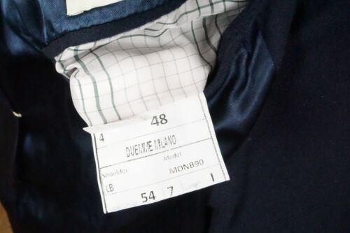 Borrelli Napoli Navy Blue 100% Cashmere Overcoat Jacket Sz 48 EU 38 US - Picture 7 of 8