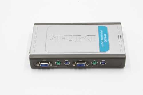 D-Link KVM Switch Mini Small PS/2 VGA PS2 DKVM-4K 4-Port NO CABLES - 第 1/12 張圖片