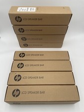 8 LOT - NEW HP USB LCD Computer Speaker Bar NQ576-61001