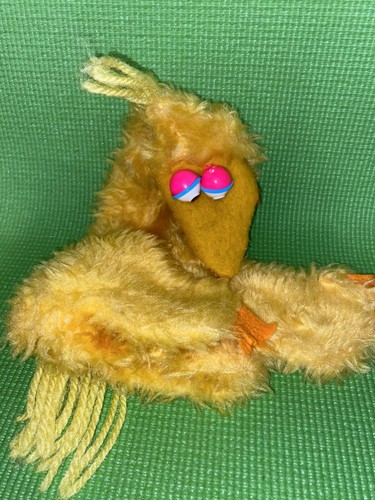VTG 80s Sesame Street Muppets Big Bird Plush Puppet Child Guidance Nostalgia 9” - Picture 5 of 15