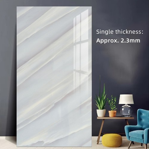 10 Packs Self-Adhesive Grey Marble PVC Cladding Wall Panels for Kitchen Bathroom - Picture 69 of 96