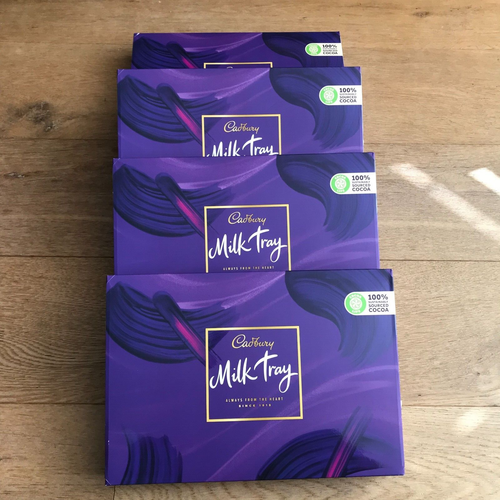 4 X Cadbury Milk Tray Chocolate Gift Box 530g Assorted Chocolate BBE 22/11/25