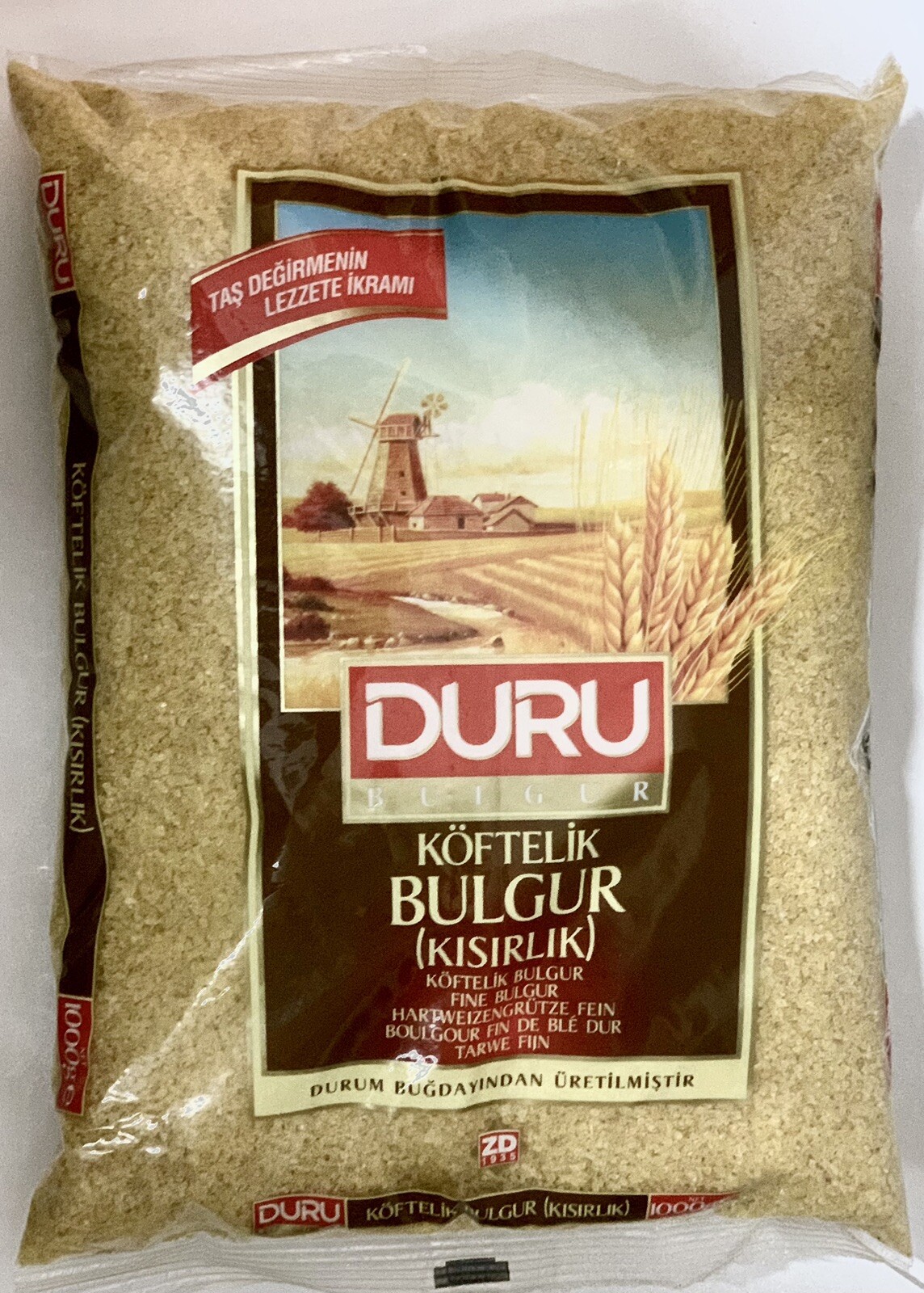 Duru Köftelik Bulgur (Kisirlik) sémola de trigo duro fina
