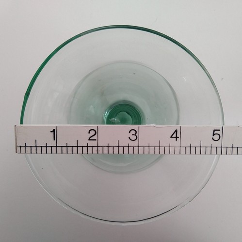 Handblown Glass Dessert Bowls Goblets Green 1990s - Picture 13 of 13
