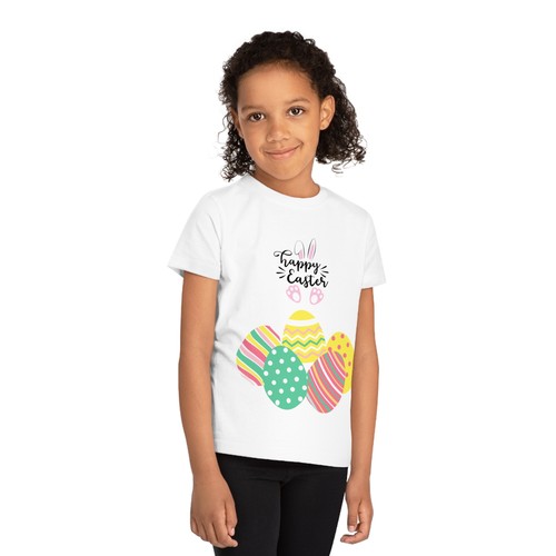Cute Easter Tee, Holiday Apparel, Spring Festivity Wear,Easter Eggs T-Shirt - Picture 7 of 13
