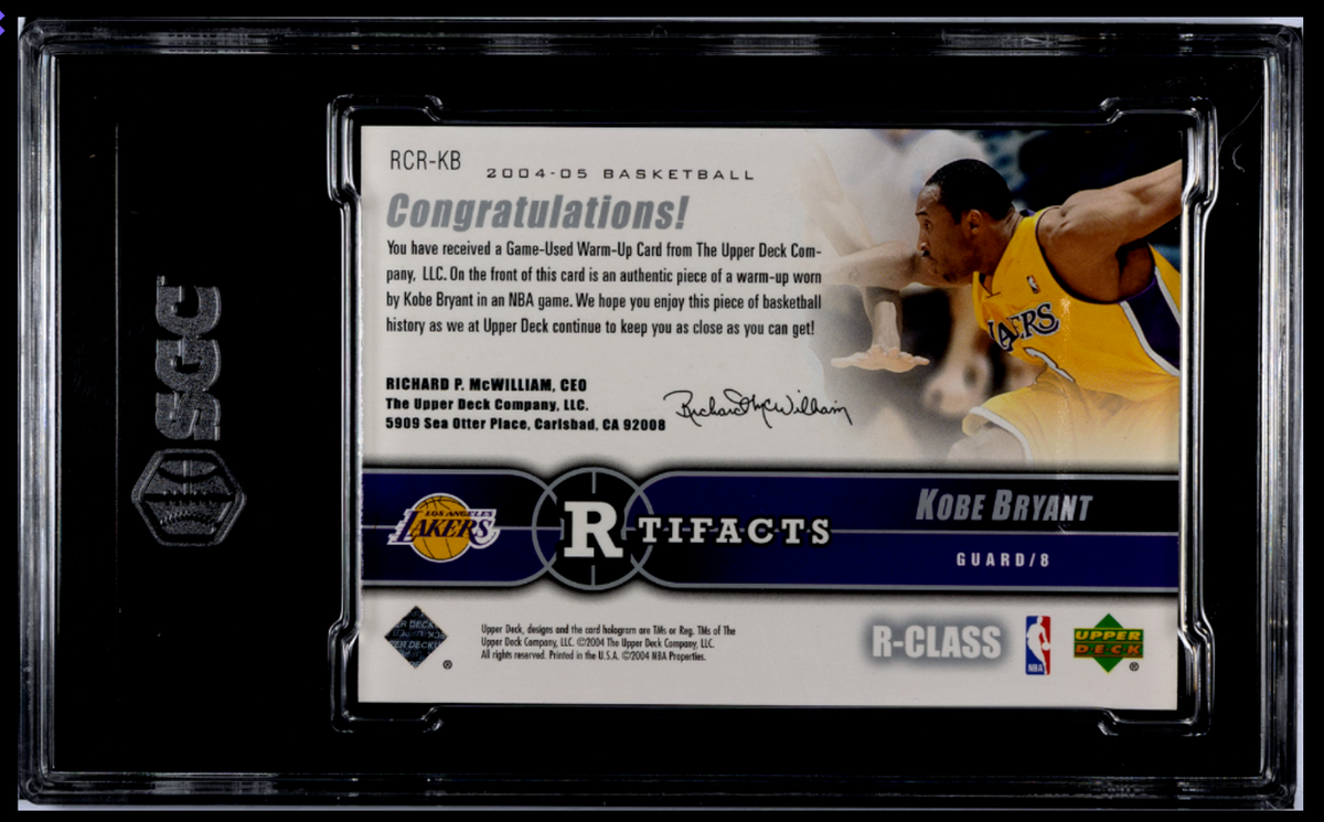 コービー　カード Kobe Bryant Lakers Logoman Card Sells $1.6 Million Auction
