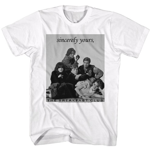 Camiseta para hombre The Breakfast Club Sincerely Yours película clásica - Imagen 5 de 5
