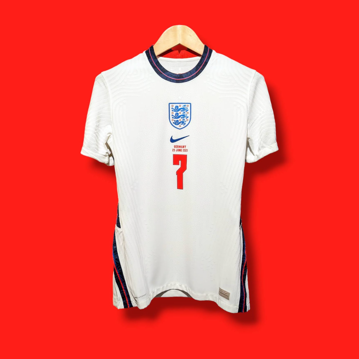 20/21 Nike England Home Vapor Match Jersey Player Issue CD7991-100