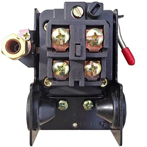 Air Compressor Pressure Switch Control 90-125 psi Single Port Heavy Duty 26A ... - Picture 1 of 6