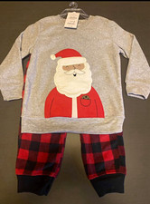 Carter's Santa Claus Pajama Set Size 2T for Boys