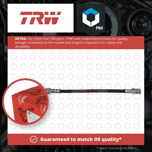 Brake Hose fits YUGO YUGO 9 Rear 80 to 92 9A Hydraulic TRW 1014106 Quality New