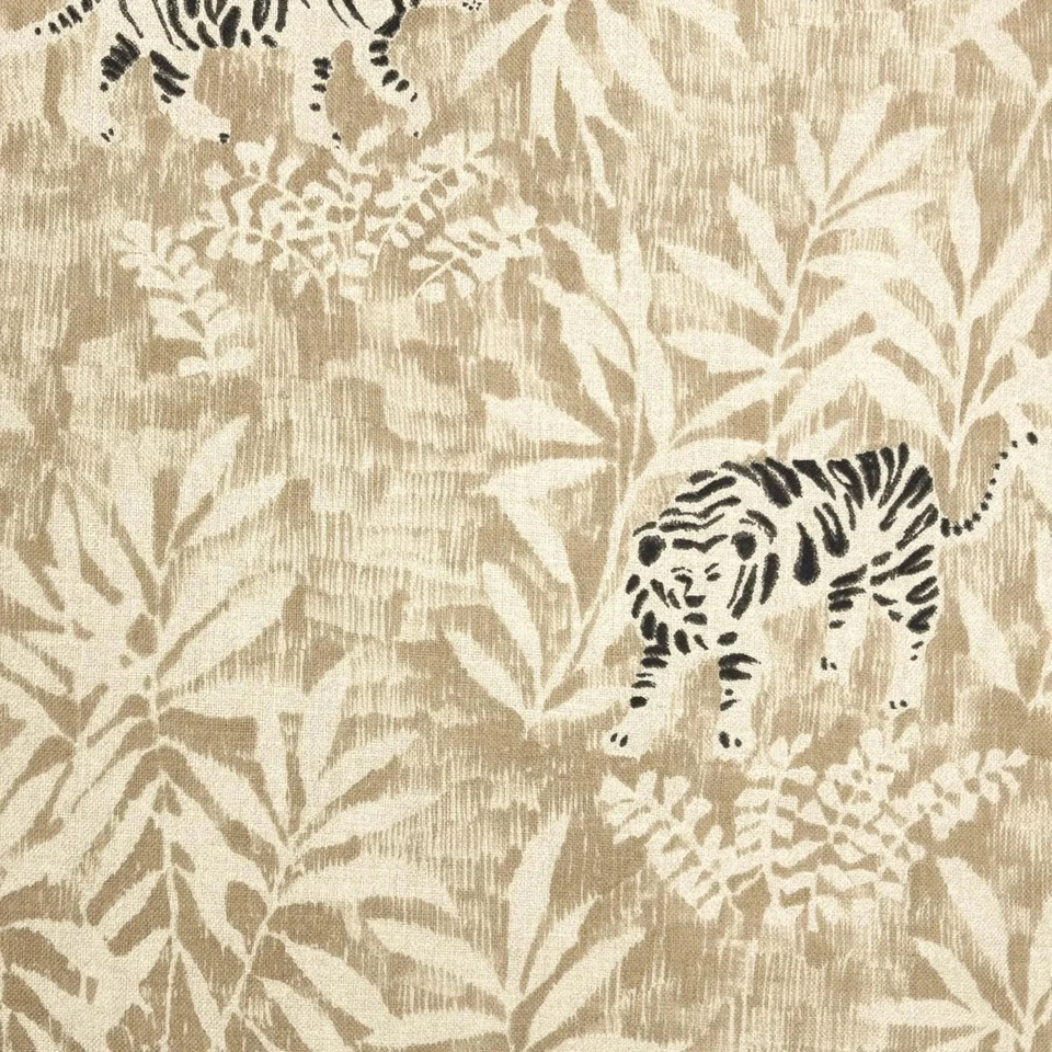 Covington Hilary Farr LeTIGRE Tiger Cotton Home Decor Drapery Pillow Fabric BTY - Image 3 of 4