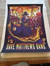 Dave Matthews Band Poster Alpine Valley N1 2022 Jim Mazza 7/2/2022 DMB East Troy