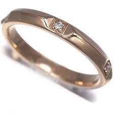 Auth Tiffany&Co. Ring Diamond Tiffany True 6P US5 18K 750 Rose Gold