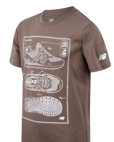 New Balance Boys Short Set, Fleece Cargo Short, Brown, Size 10/12, New With Tags - Picture 3 of 6