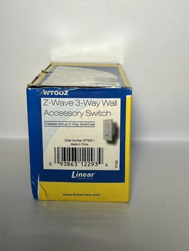 NEW-Linear Z-Wave Virtual 3-Way Wall Accessory Switch WT00Z-1 - Picture 2 of 4