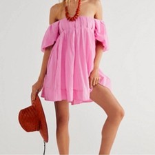 FREE PEOPLE Marina Mini Dress Small Pink NEW