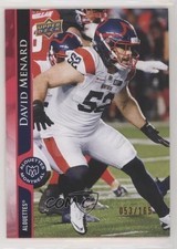 2021 Upper Deck CFL Red 53/165 David Menard #43 1g4p