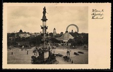 AK Wien, Praterstern mit Tegetthoff-Monument ...