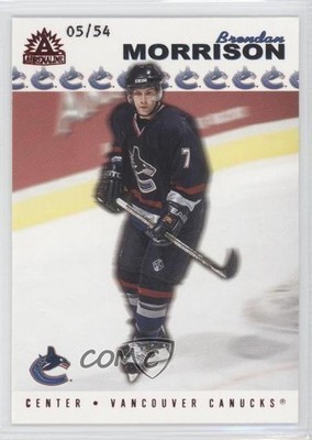 2001-02 Pacific Adrenaline Red 5/54 Brendan Morrison #190 0f2