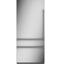 Monogram 36" Panel Ready Integrated Bottom Freezer Refrigerator - ZIC363IPVLH
