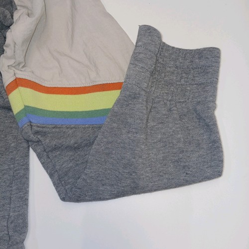 Nike Girls Jacket xlarge Gray Hooded Logo Pockets Full Zip Long Sleeve - Picture 8 of 16