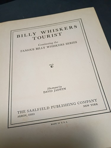 Frances Trego Montgomery / Billy Whiskers Tourist First Edition 1929 - Picture 10 of 18