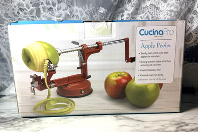 Cucina Pro Apple Fruit Vegetable Peeler Easy Peel New in Opened Box (P2903)