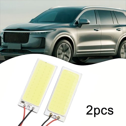 Auto Panel Lampe COB LED Panels Innenraum LED Glühbirnen Kartenset mit Adaptern - Picture 4 of 12