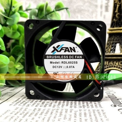 1 pcs Xinruilian RDL6025S 12v 0.07A 6025 chassis power supply silent cooling fan