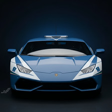 AUTOart 74609 LAMBORGHINI HURACAN LP610-4 POLICE CAR 1/18 MODEL CAR BLUE