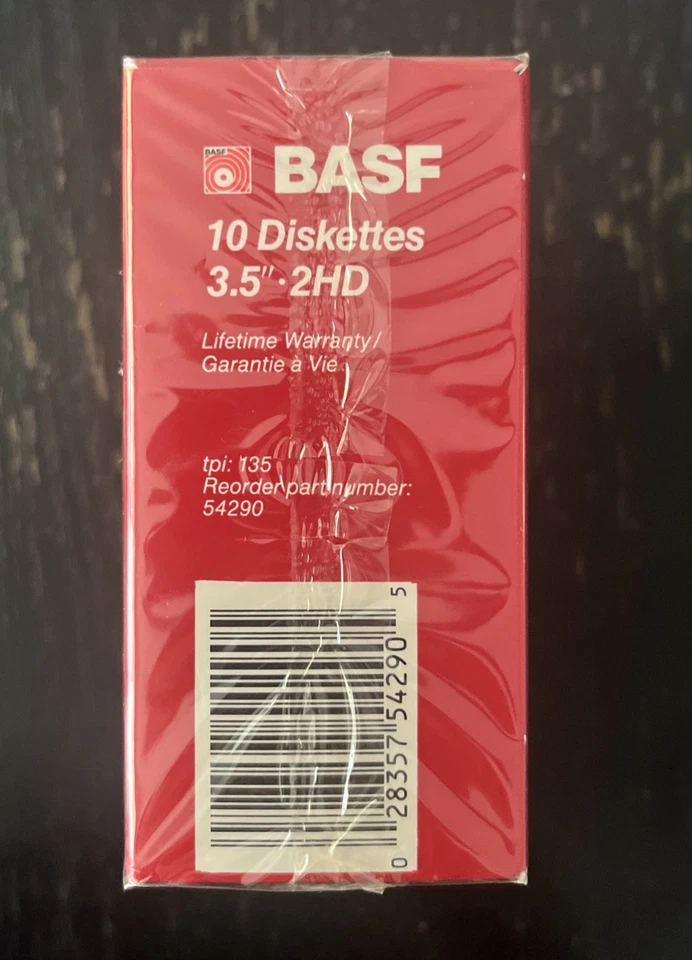 BASF Floppy Disks - 2HD High-Density 3.5"  - SEALED! - Image 2 of 4