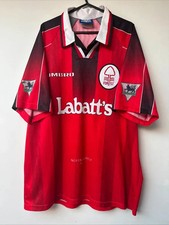 Original Nottingham Forest 1996/97 football shirt #11 Steve Stone Umbro XL