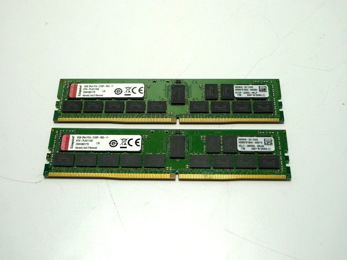 PC4-17000 (DDR4-2133) Bus Speed Computer RAM 32 GB Total Capacity