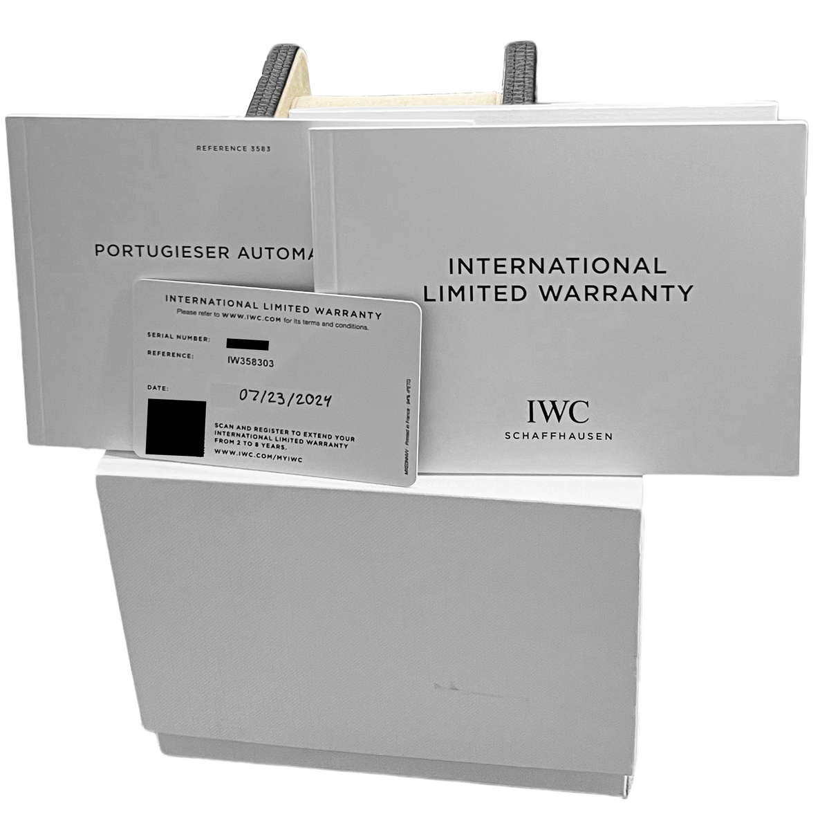 2024 IWC Portugieser PAPERS Stainless Steel Silver 40mm Watch IW358303 BOX