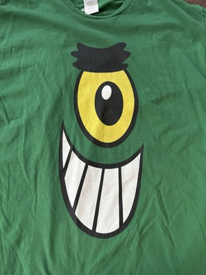 SpongeBob Plankton Sinister Face Tee VTG Size XXL