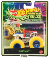 Gotta Go Glow In The Dark Monster Trucks Hot Wheels Auto Die-Cast 1:64 Neu