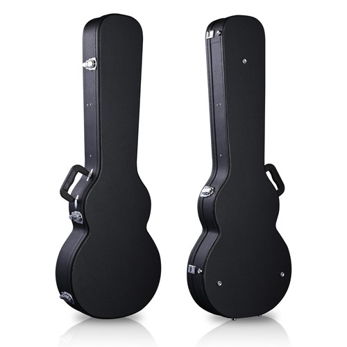 Electric Guitar Hard Case for LP Les Paul Type Wooden Hard Shell Lockable Black - Picture 10 of 10