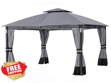 SCOCANOPY 11x13 Gazebo Replacement Cover Gray, SUNJOY Crestfield Models