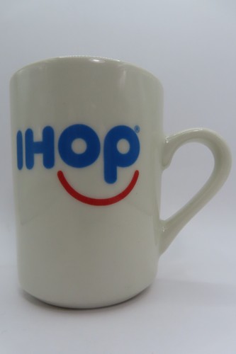 Taza de café retro vintage Tuxton IHOP House Panqueques cara sonriente restaurante - Imagen 3 de 13