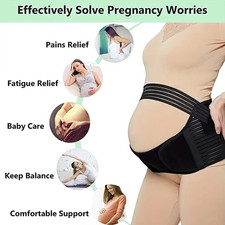 Schwangerschafts-Bauchband - Stützgürtel Für Werdende Mütter Bis 120cm