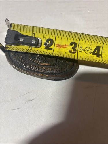 Vintage BASS ANGLERS SPORTMAN SOCIETY 1967 - 1992 BELT BUCKLE 25TH ANNIVERSARY - Picture 3 of 3