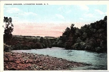 Postcard NATURE SCENE Livingston Manor New York NY o/19 AI2126